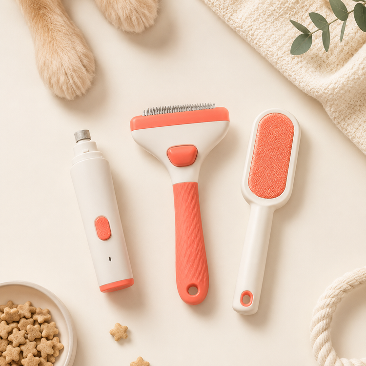 Grooming collection — brushes, nail tools and hair removers