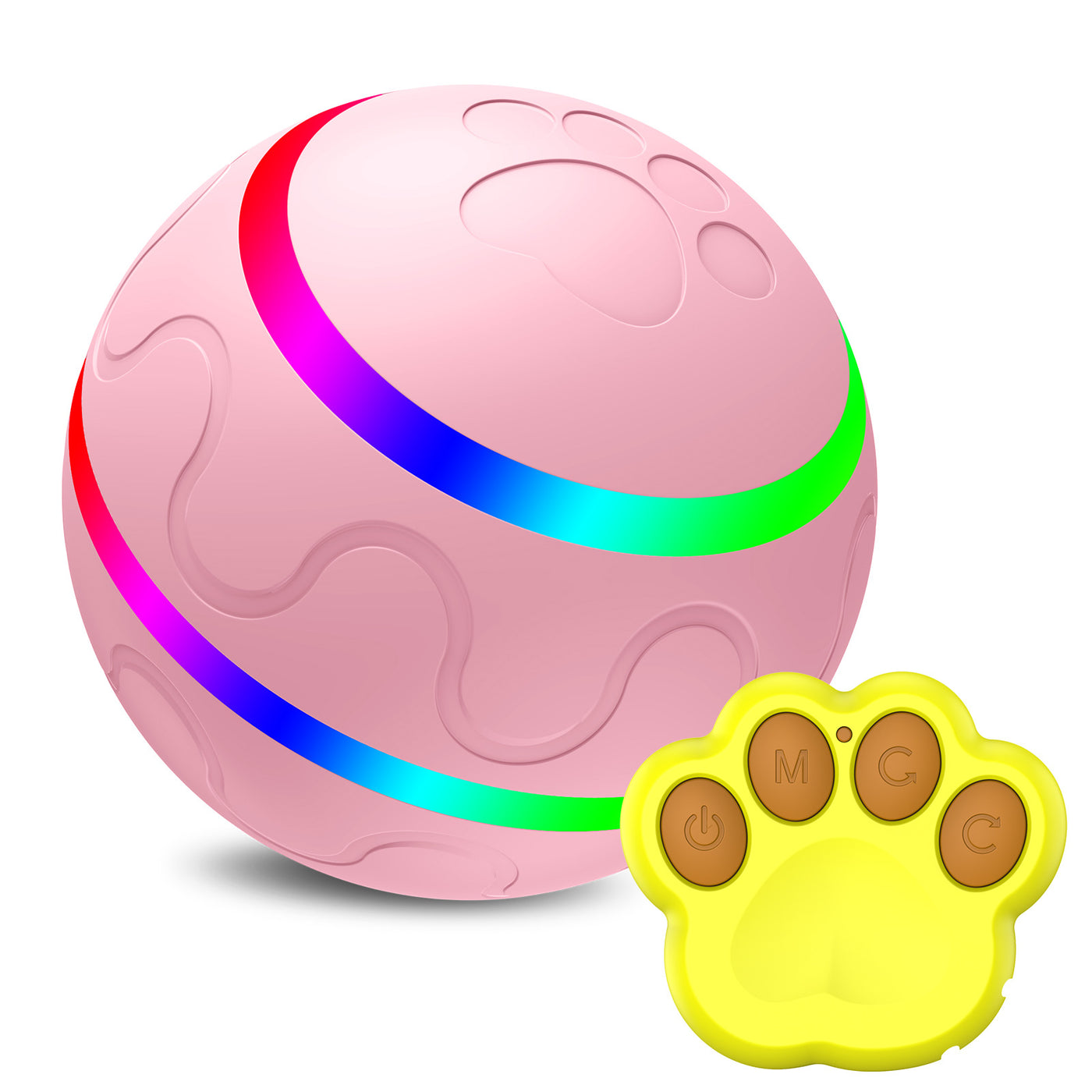 Cat playing with Wicked Ball