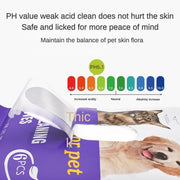 Pet deodorizing wipes