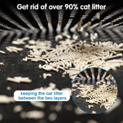 Double-layer cat litter mat — main