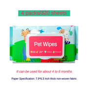 Wipes for sensitive pets