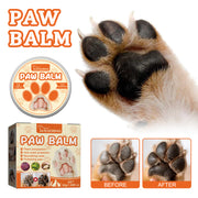 Paw balm in use