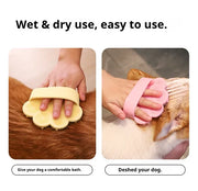 Bath brush shampoo well
