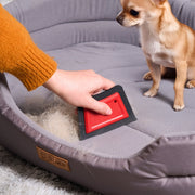 Mini Pet Hair Remover - in use