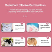 Wipes for paws ears fur
