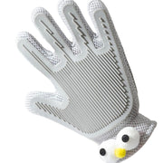 Pet grooming glove